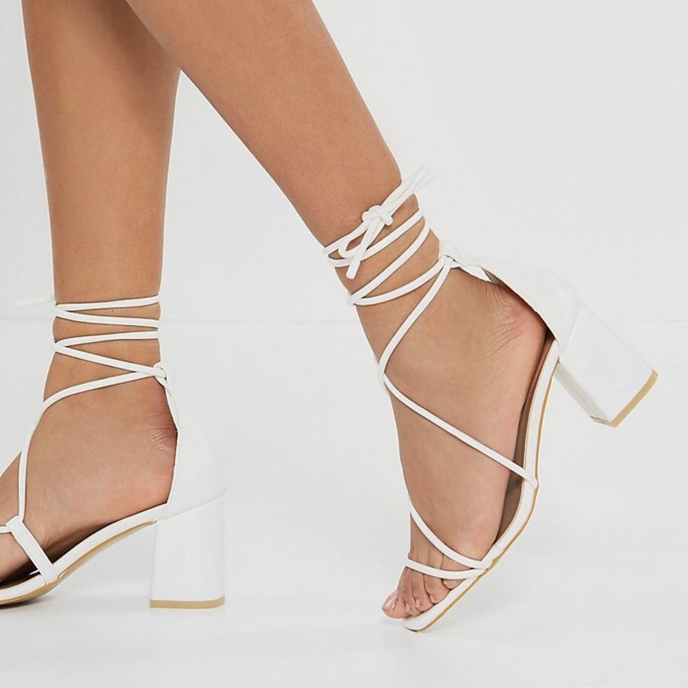 Strappy summer heels